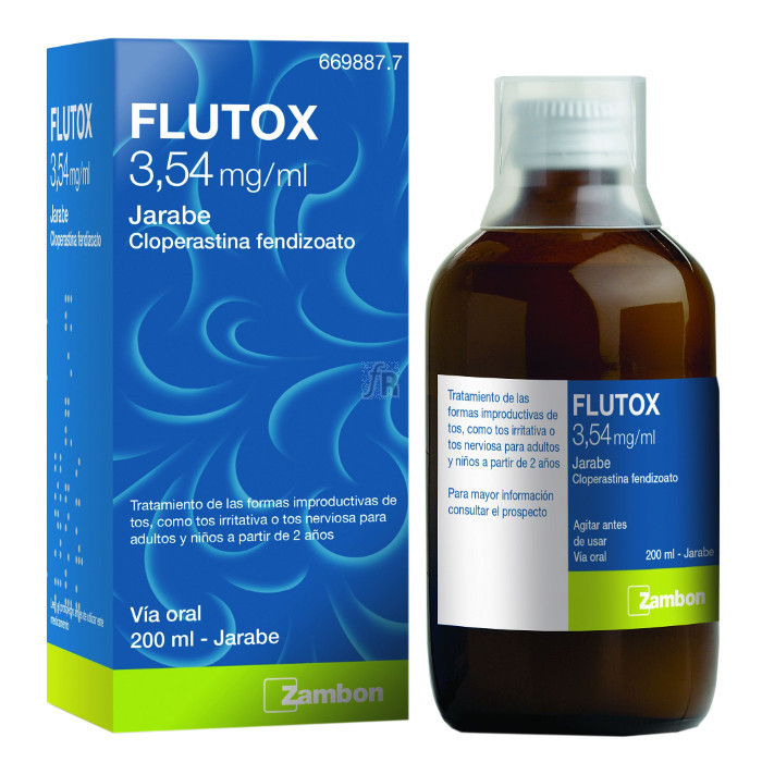 Flutox  Mg/Ml Jarabe 200 Ml | Farmacia Ribera.