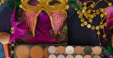 Maquillajes y máscara carnaval