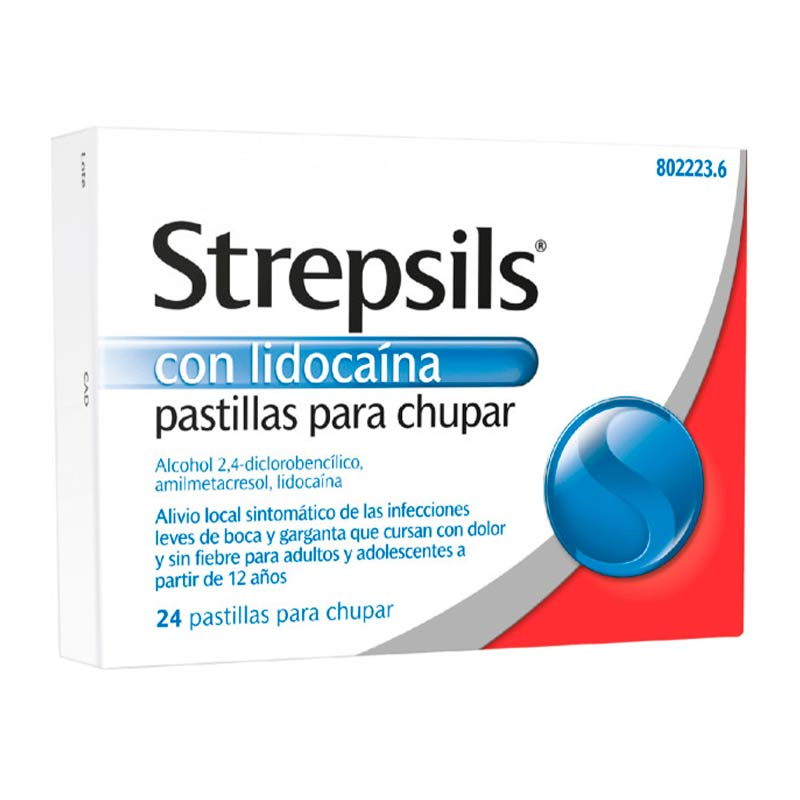 Comprar Strepsils Lidocaina 24 Pastillas Para Chupar.