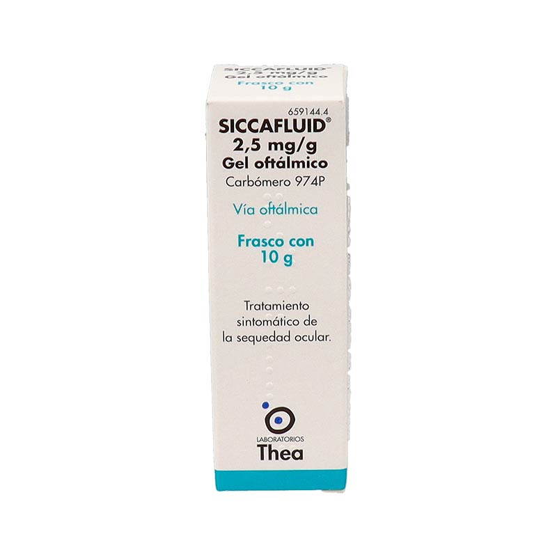 Comprar Siccafluid 2 5 Mg G Gel Oftalmico 1 Tubo 10 G en Valencia