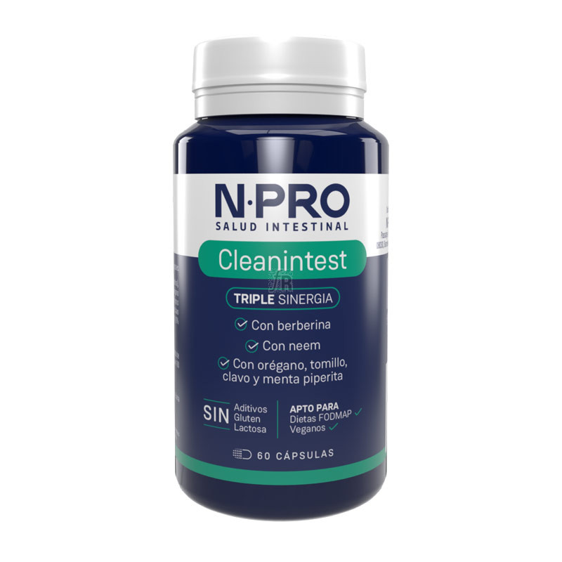 NPRO Cleanintest 60 cápsulas