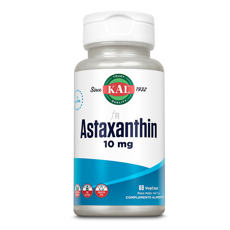 Kal Astaxanthin 10 Mg 30 Cápsulas