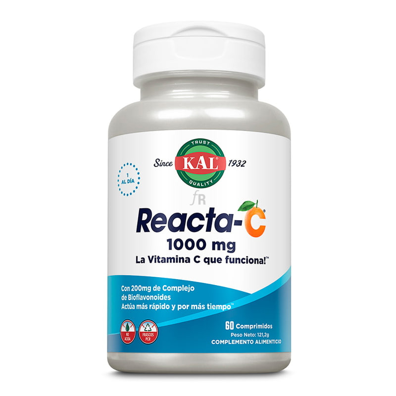 Kal Reacta C 1000 Mg 60 Comprimidos