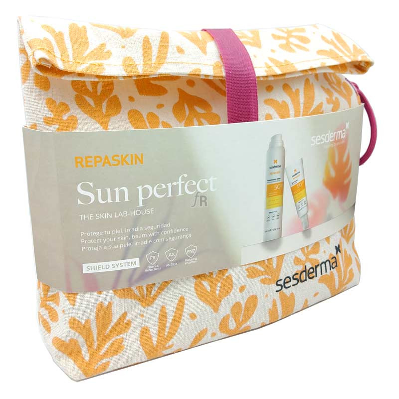 Sesderma Pack Repaskin Fps+50Sun Perfect Spray Transparente 200Ml+Tacto Seda 50Ml 