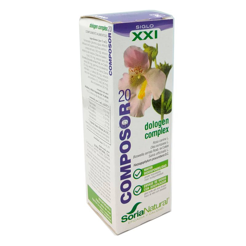 Soria Natural Composor 20 Harpa Complex Gotas 50 Ml 