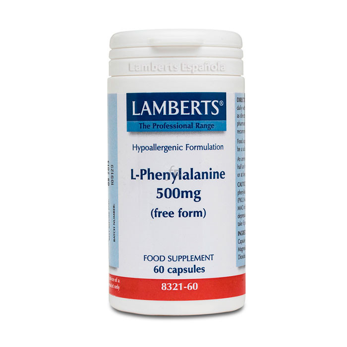 Lamberts L-Fenilalanina 500 Mg. 60 Comprimidos