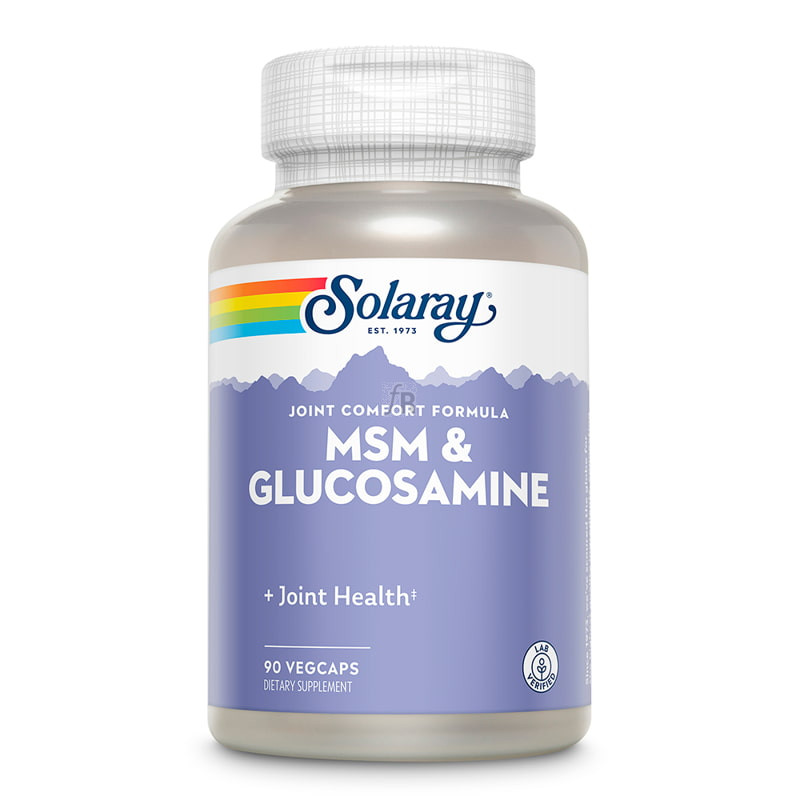 Solaray Msm And Glucosamine 90 Cápsulas