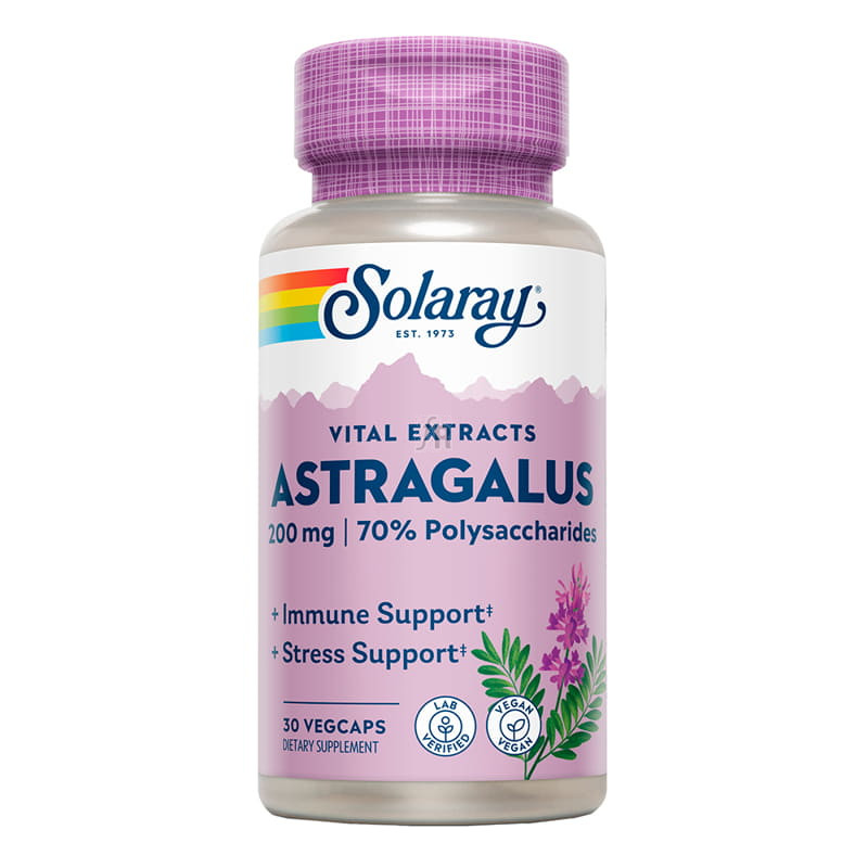 Solaray Astragalus Roo Extract 200 Mg 30 Vegcaps