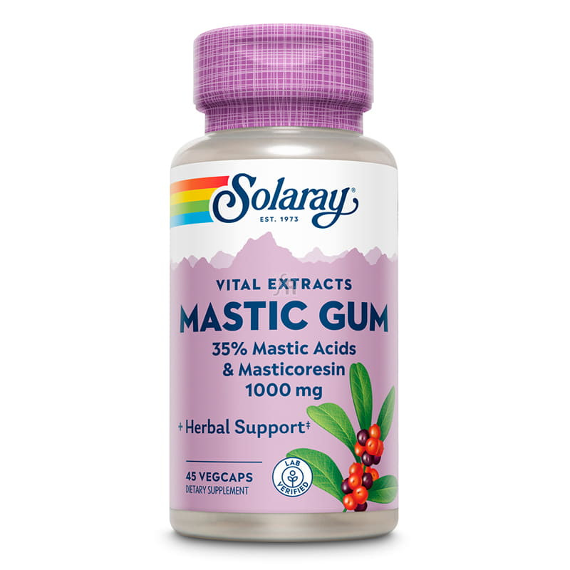 Solaray Mastic Gum 500Mg. 45 CápsulasVegetales