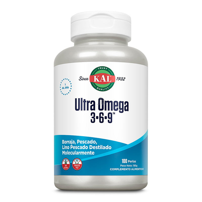 Kal Ultra Omega 3-6-9 100 Perlas