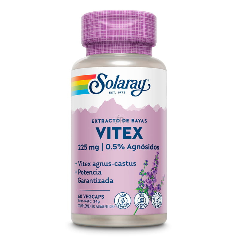 Solaray Vitex (Sauzgatillo) 60 Cápsulas