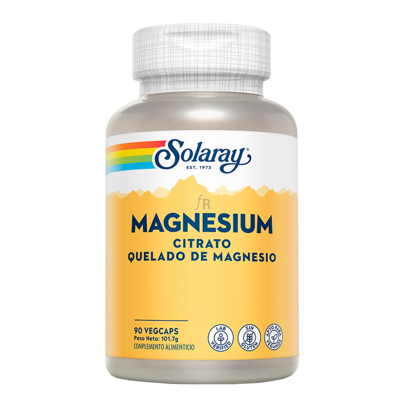 Solaray Magnesium 90 cápsulas vegetales