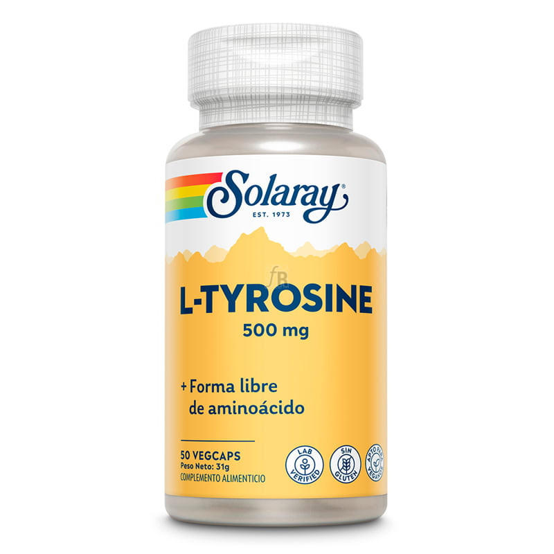 Solaray L-Tyrosine 500 Mg 50 Cápsulas
