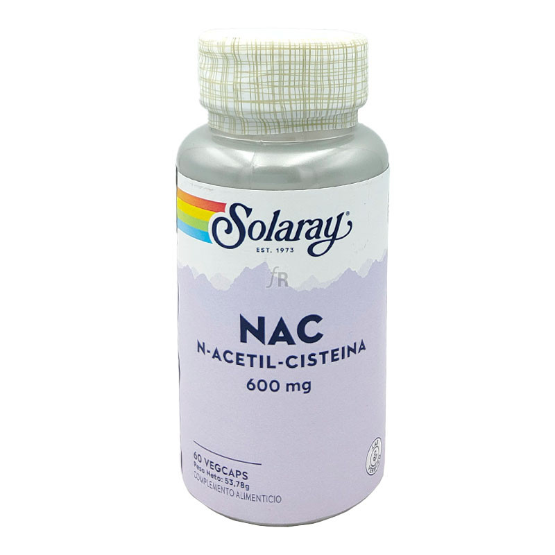 Solaray Nac 600Mg 60 V Cápsulas