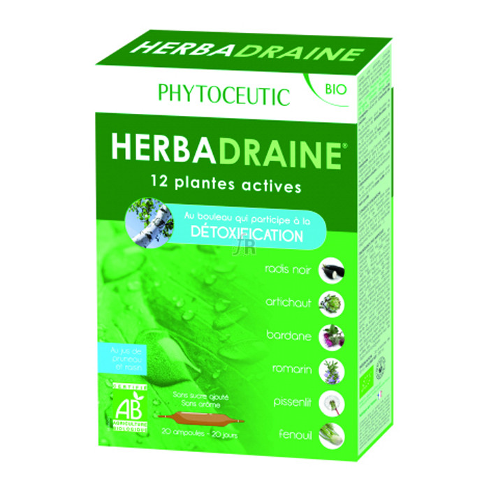 Herbadraine BIO 20 Amp - Institut Phytoceutic