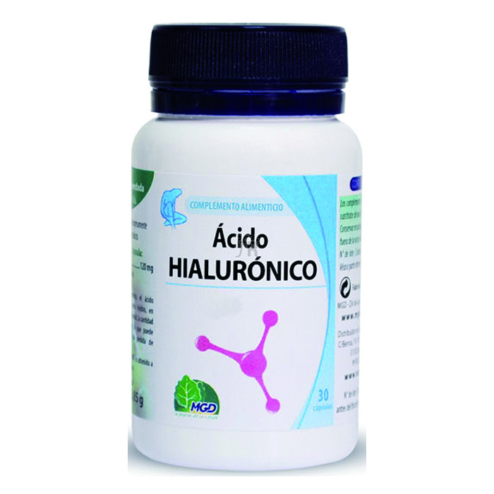 Ácido hialurónico 120 mg 30 Cápsulas - MGD