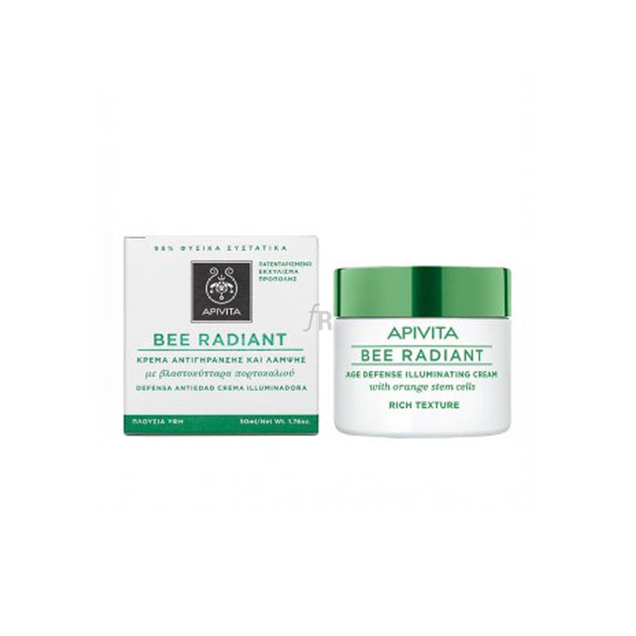 Apivita Bee Radiant Crema Iluminadora Antiedad Rica 50 Ml.