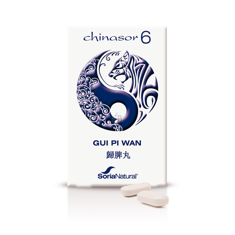 Soria Natural Chinasor 6 Gui Piu Wan 30 Comprimidos - Farmacia Ribera