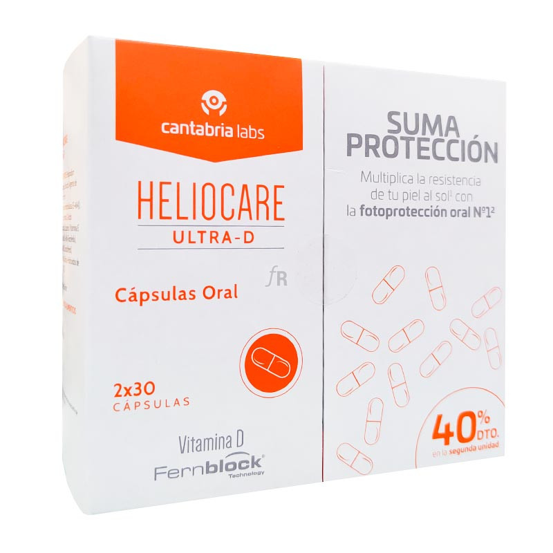 Heliocare Pack Ultra D 30Caps 2 Unidades