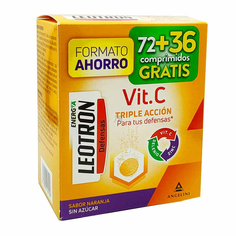 Leotron Defensas Triple Acción Formato Ahorro 72+36 Comprimidos