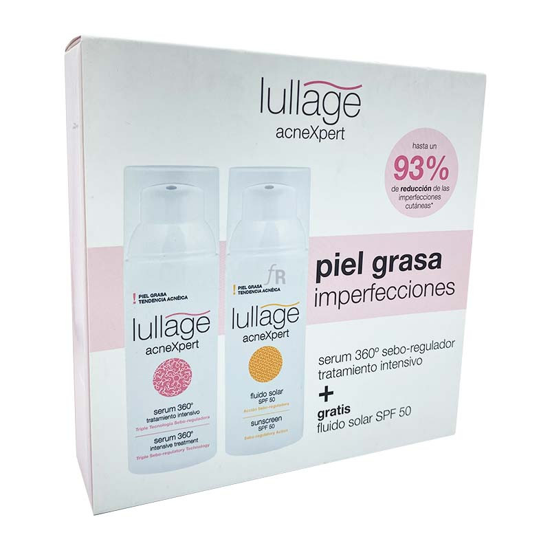 Pack Lullage Piel Grasa Serum+Fluido Solar