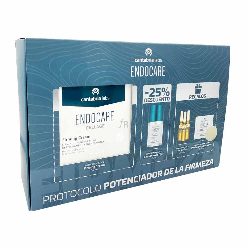 Pack Endocare Cellage Firming Cream 50Ml +Endocare Contorno 15Ml+2Regalos