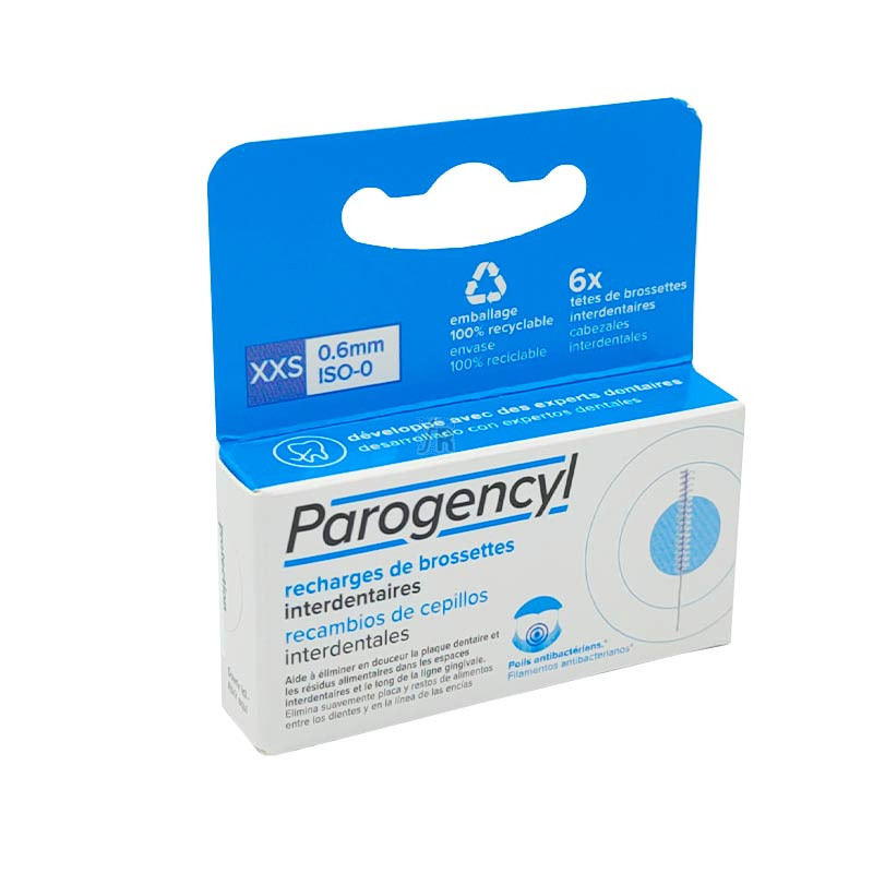 Parogencyl Cepillo Interdental Recambio 6 Unidades Talla Xs