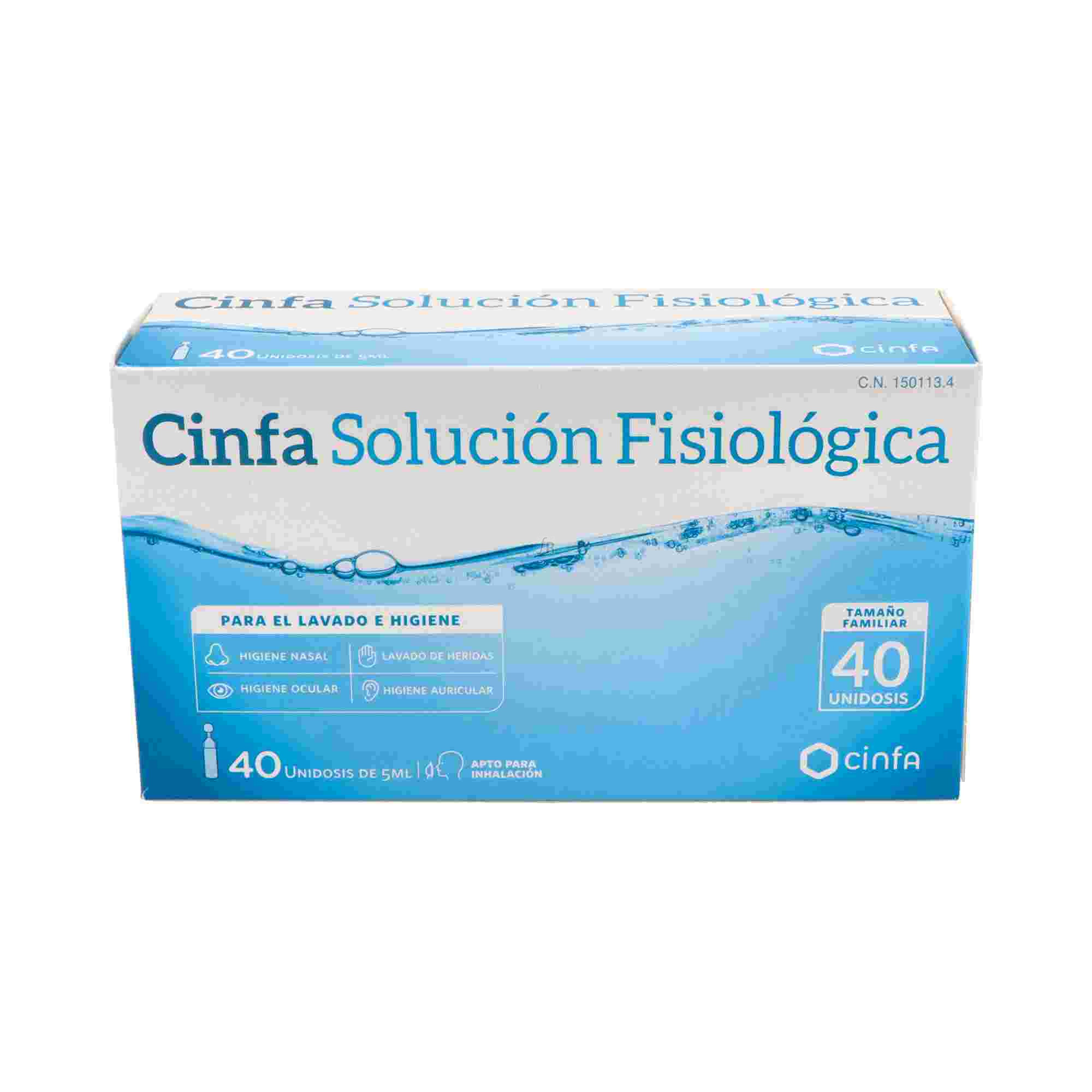 Solucion Fisiologica Cinfa 40Unido