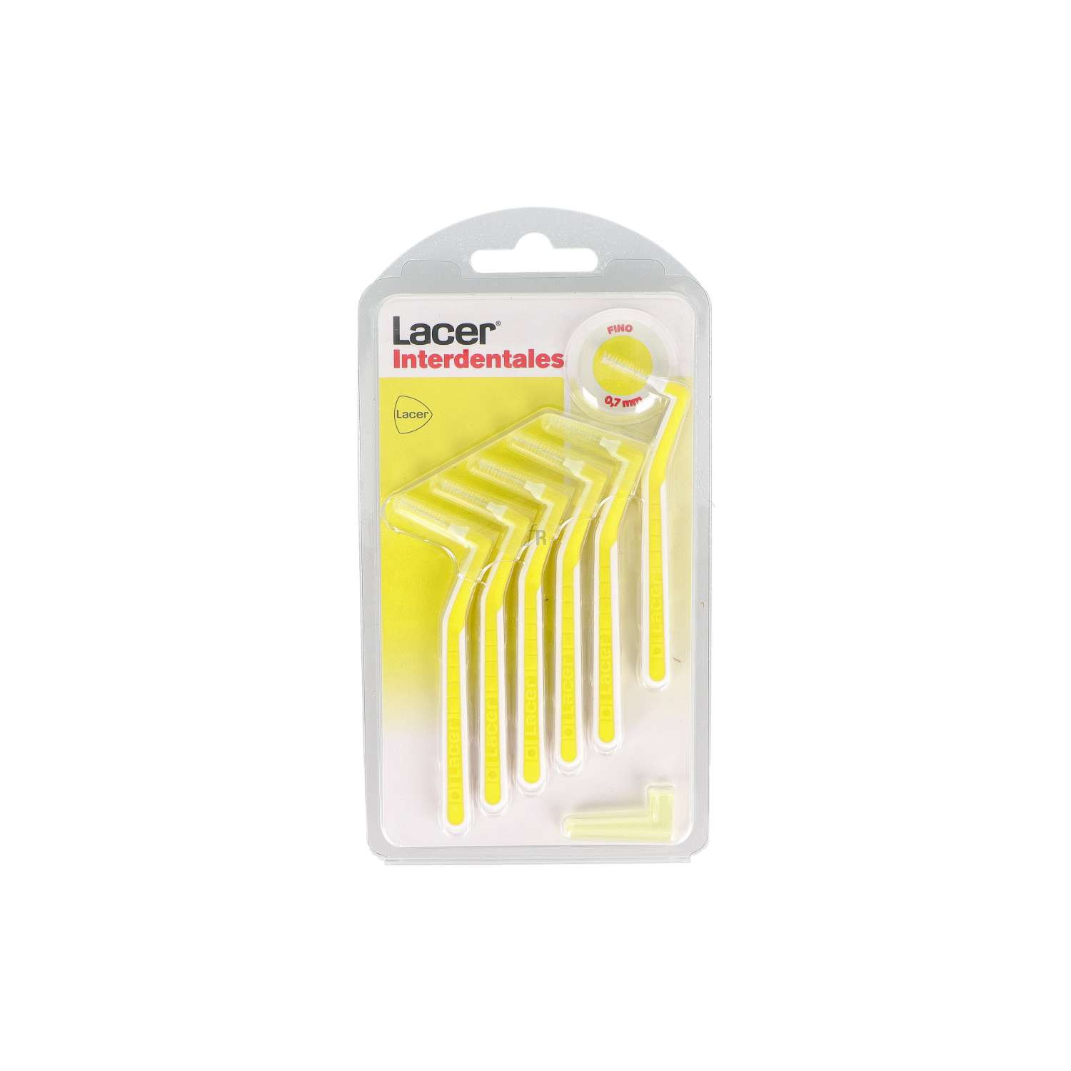 Interdental Angular Fino (6 Unidades) Amarillo Lacer
