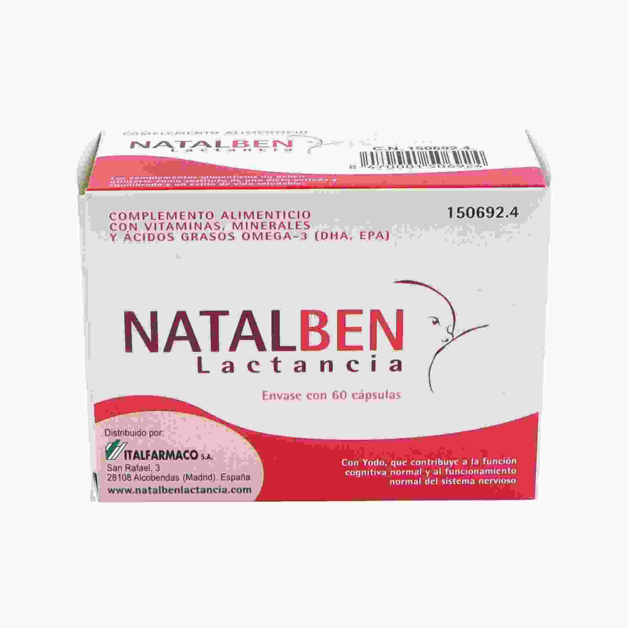 Natalben Lactancia 60 Caps