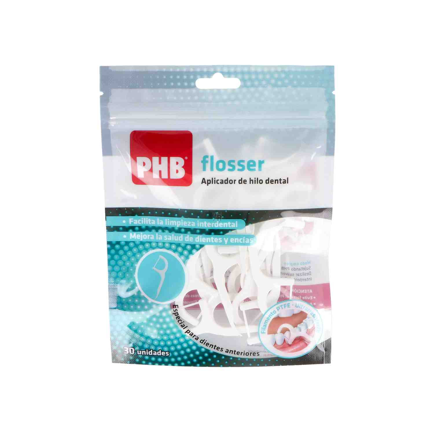 Aplicador Hilo Dental Phb Flosser Ptfe 30 U