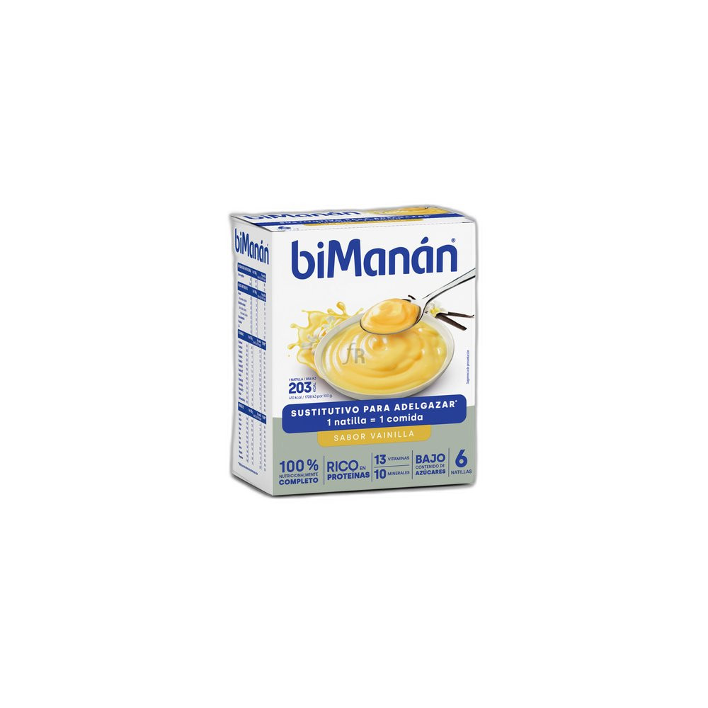 Bimanán beSLIM Sabor Vainilla 6 Natillas