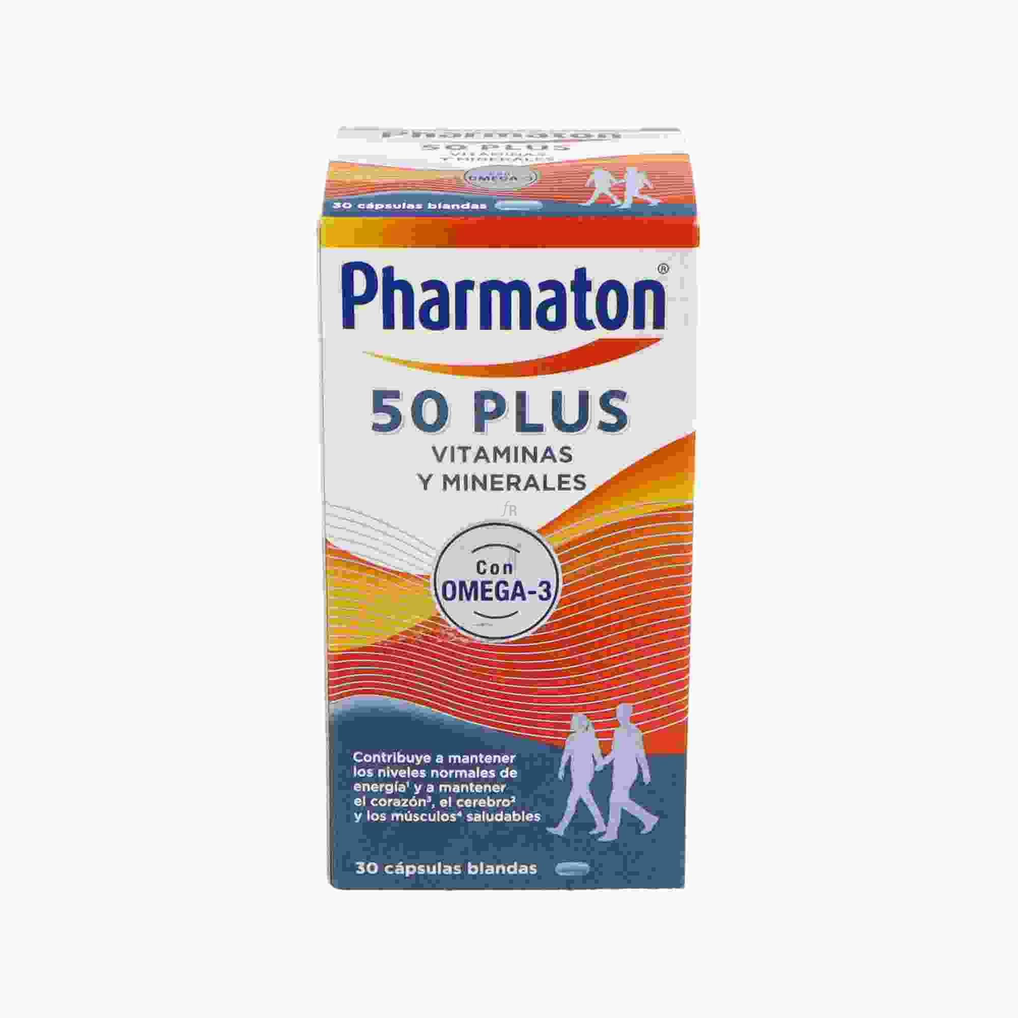 Pharmaton 50 Plus 30 Cápsulas