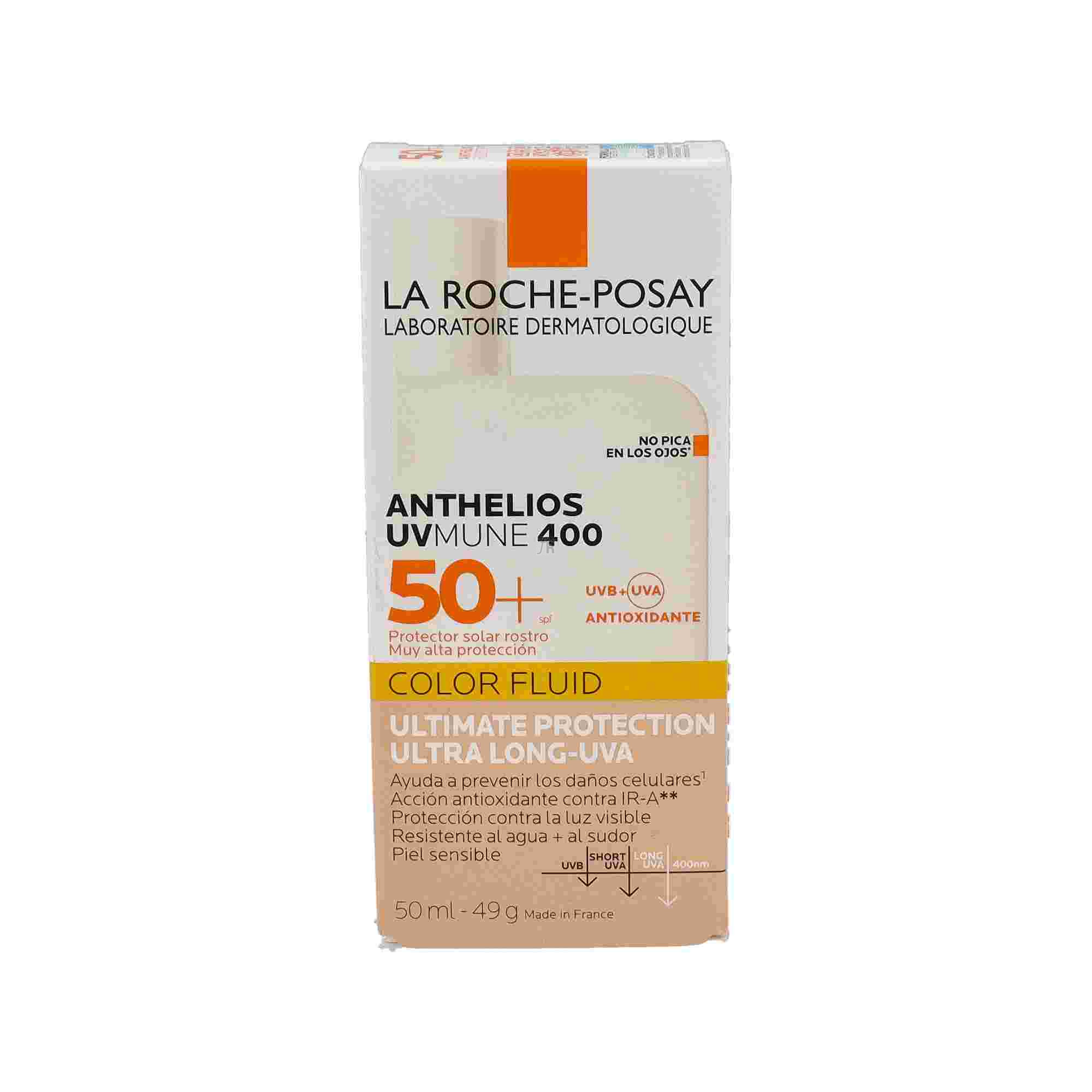 Anthelios Xl 50+ Fluido Color 50 Ml La Roche