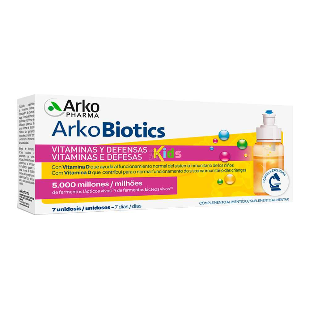 Arkobiotics Vit Defensas Niños 7 Dosis