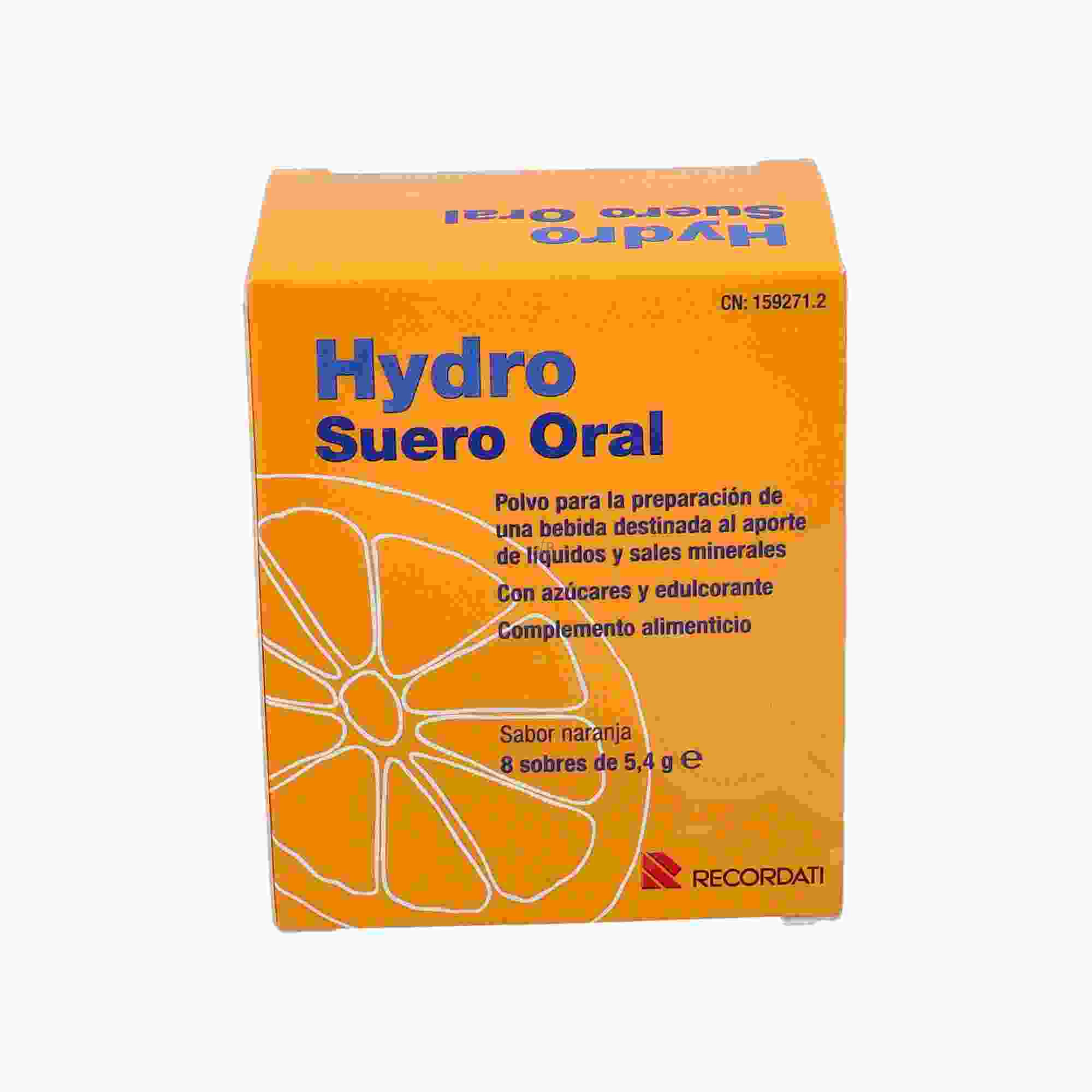 Hydro Suero Oral 8 Sobres 5,4 G