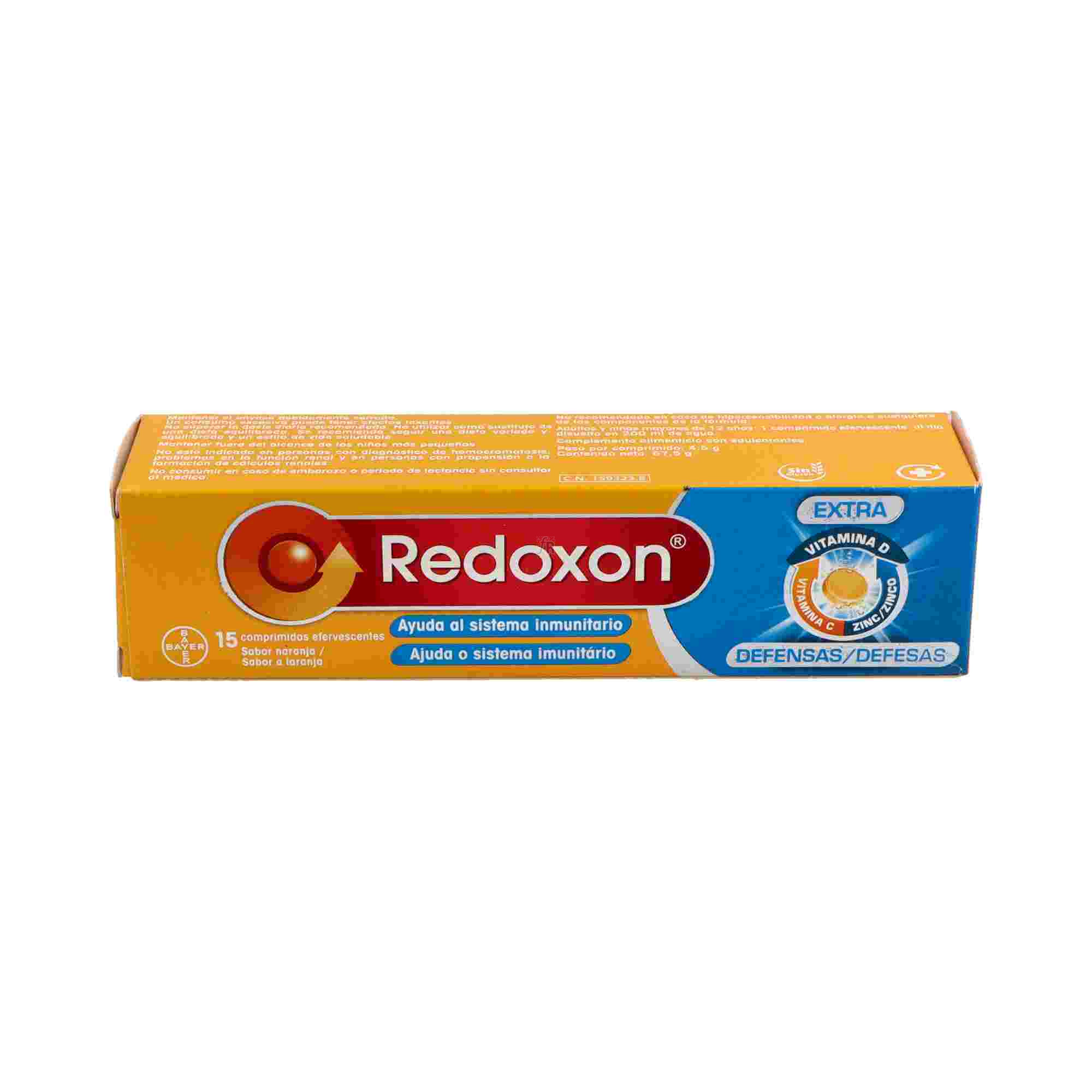 Redoxon Extra D Vitaminas 15 Comprimidos Efervescentes