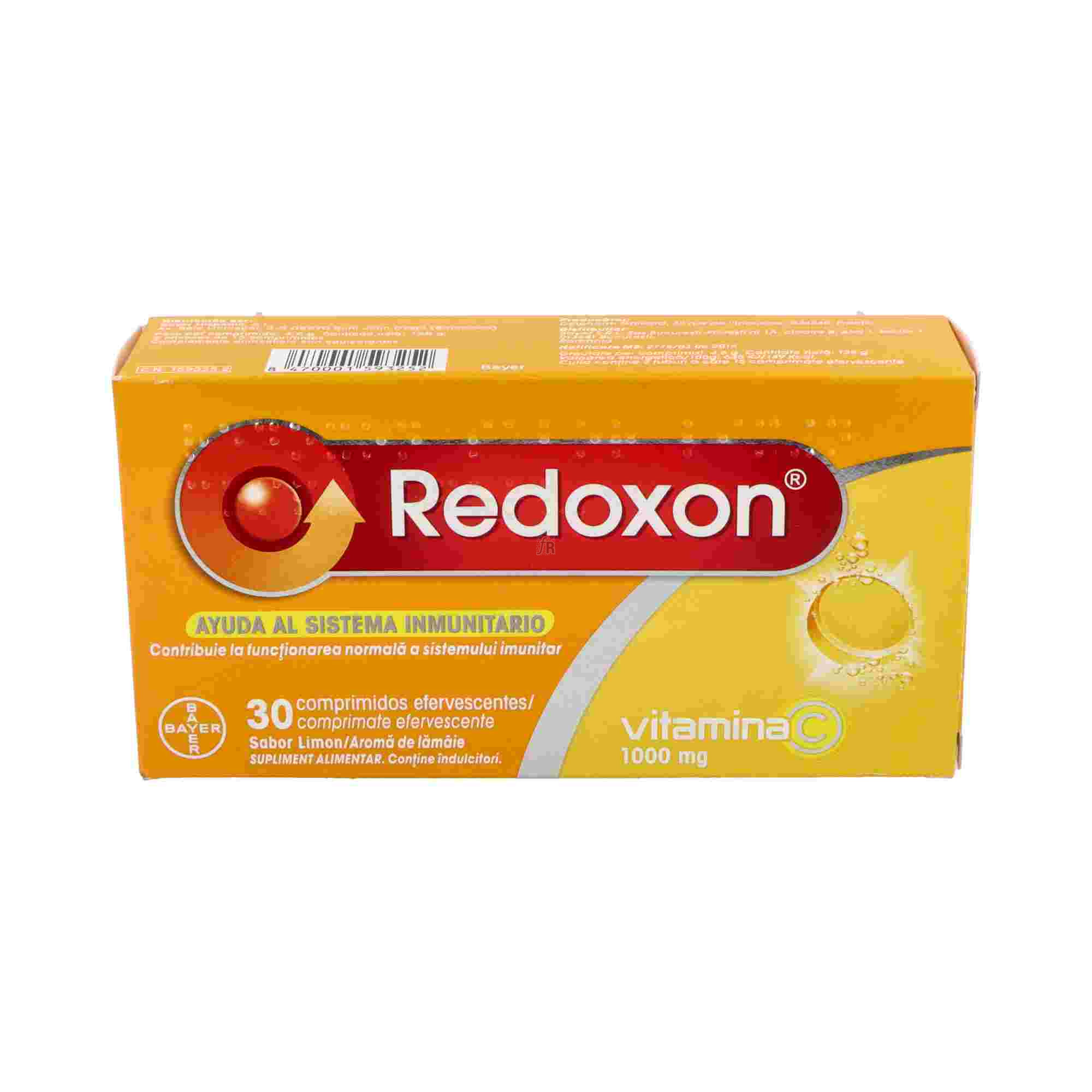 Redoxon Sabor Limón Vitaminas Defensas 30 Comprimidos Efervescentes