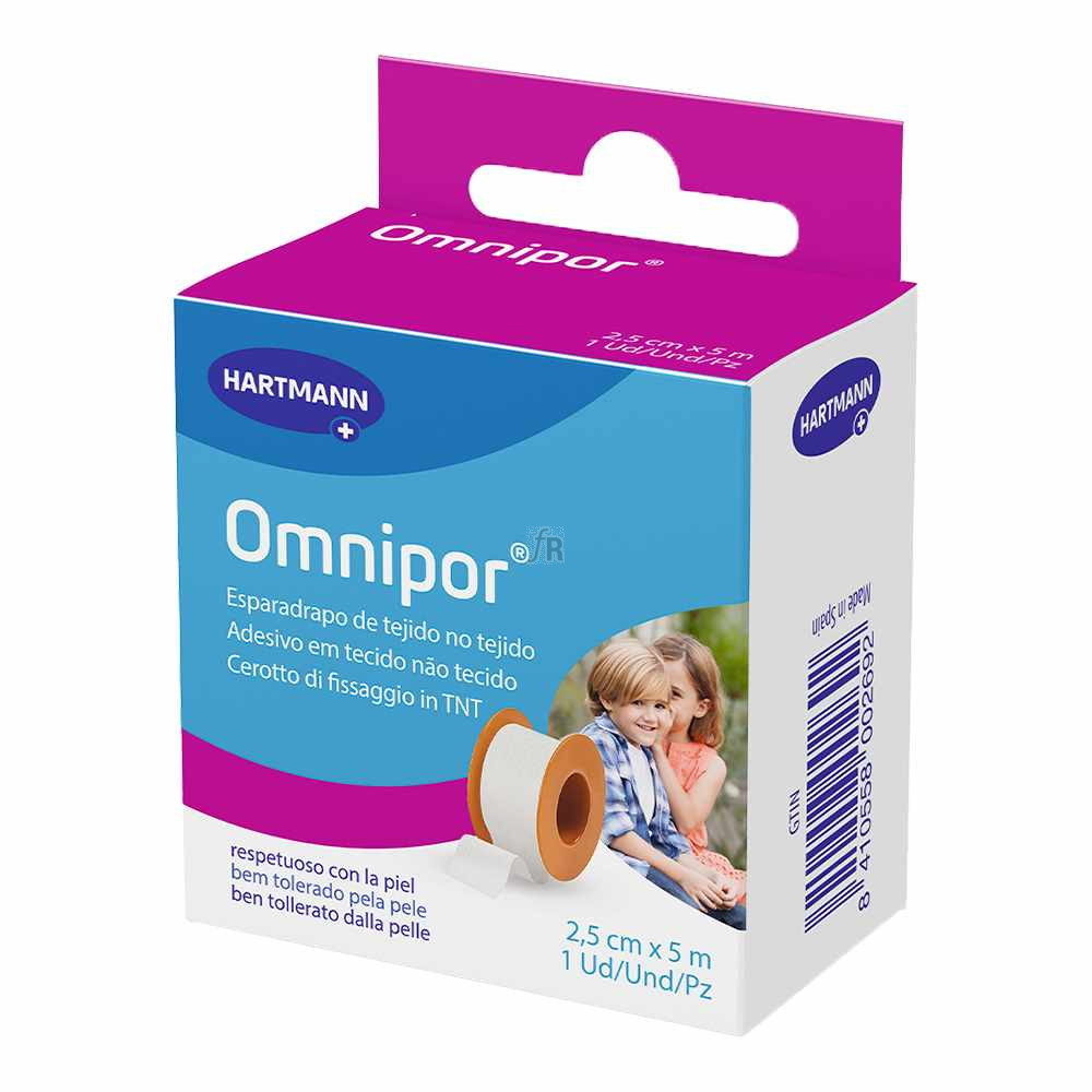 Esparadrapo Hipoalergico Omnipor De Papel 5 M X