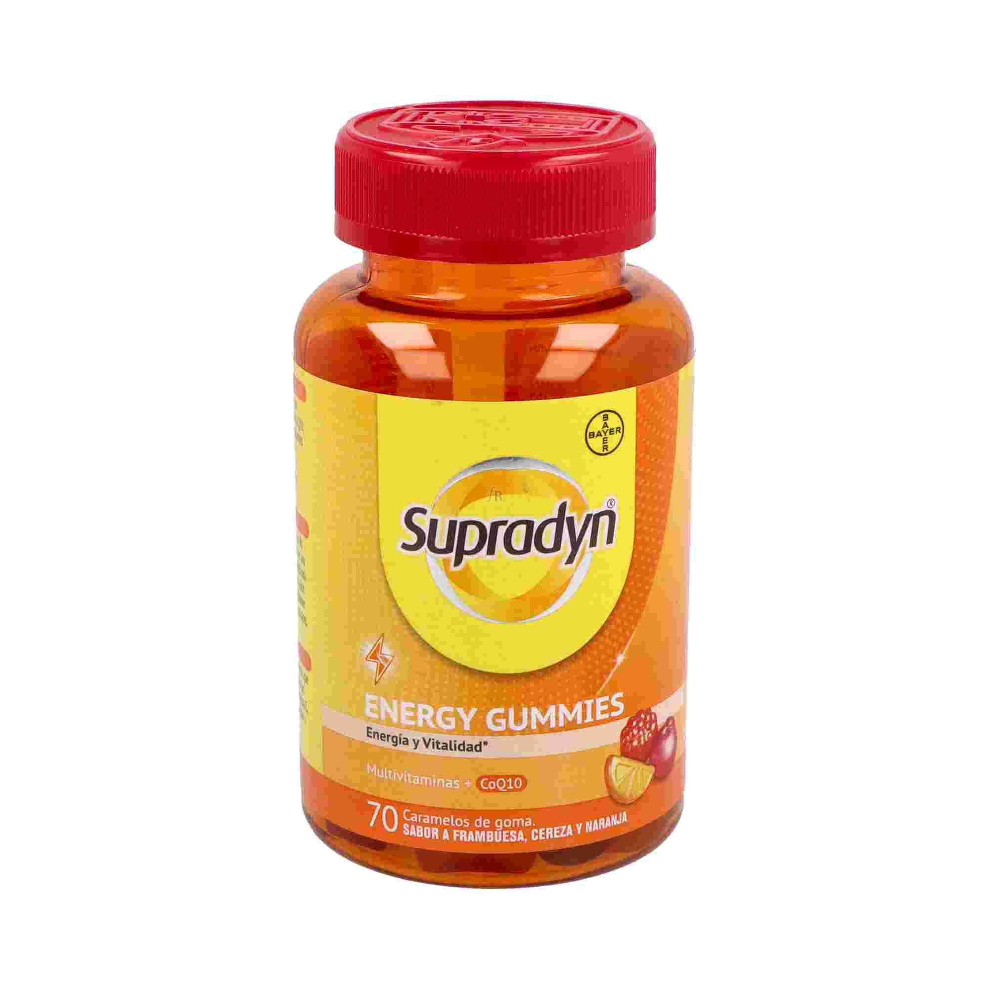 Supradyn Activo Gummies Adultos gominolas frutas Vitaminas Energía 70 masticables