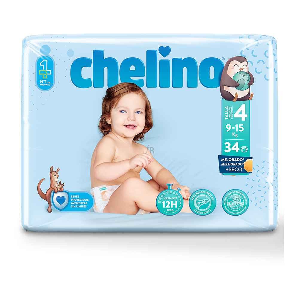 Pañal Infantil Chelino Fashion & Love T- 4