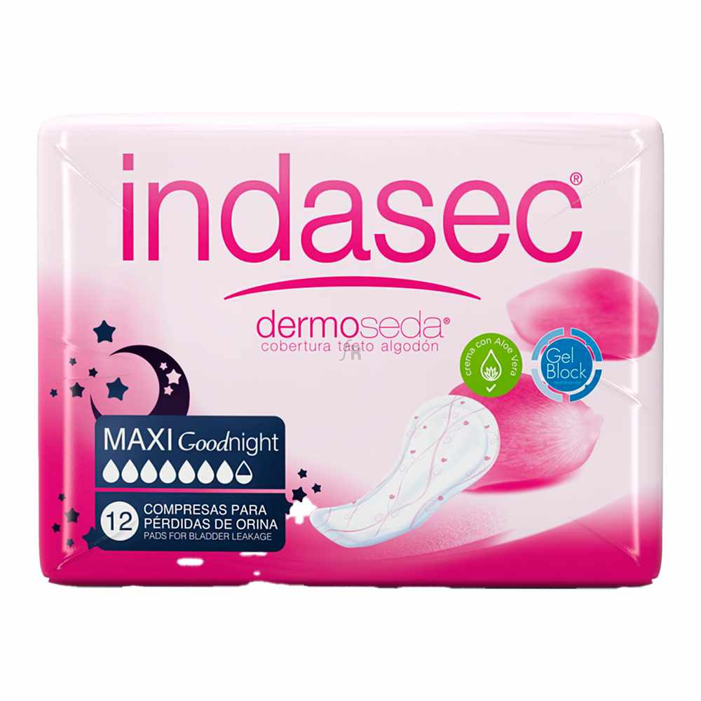 Indasec Abso Inc Leve 900Ml Maxi Good Night 12 U