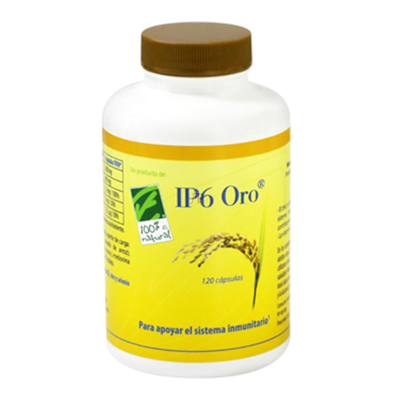Cien por Cien Natural Ip6 Oro 120 Cápsulas 