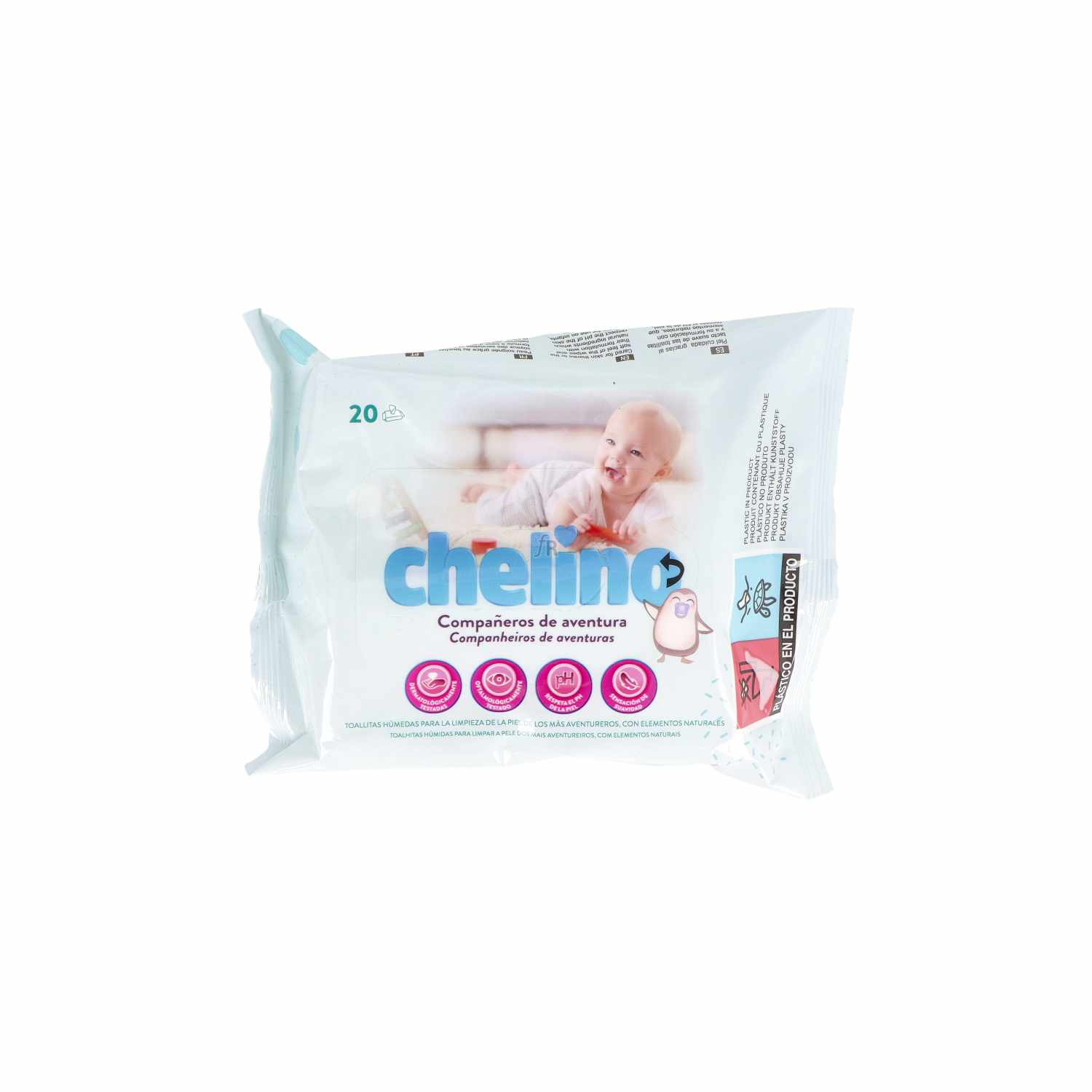 Chelino Fashion & Love Toallitas Infantiles 20 T