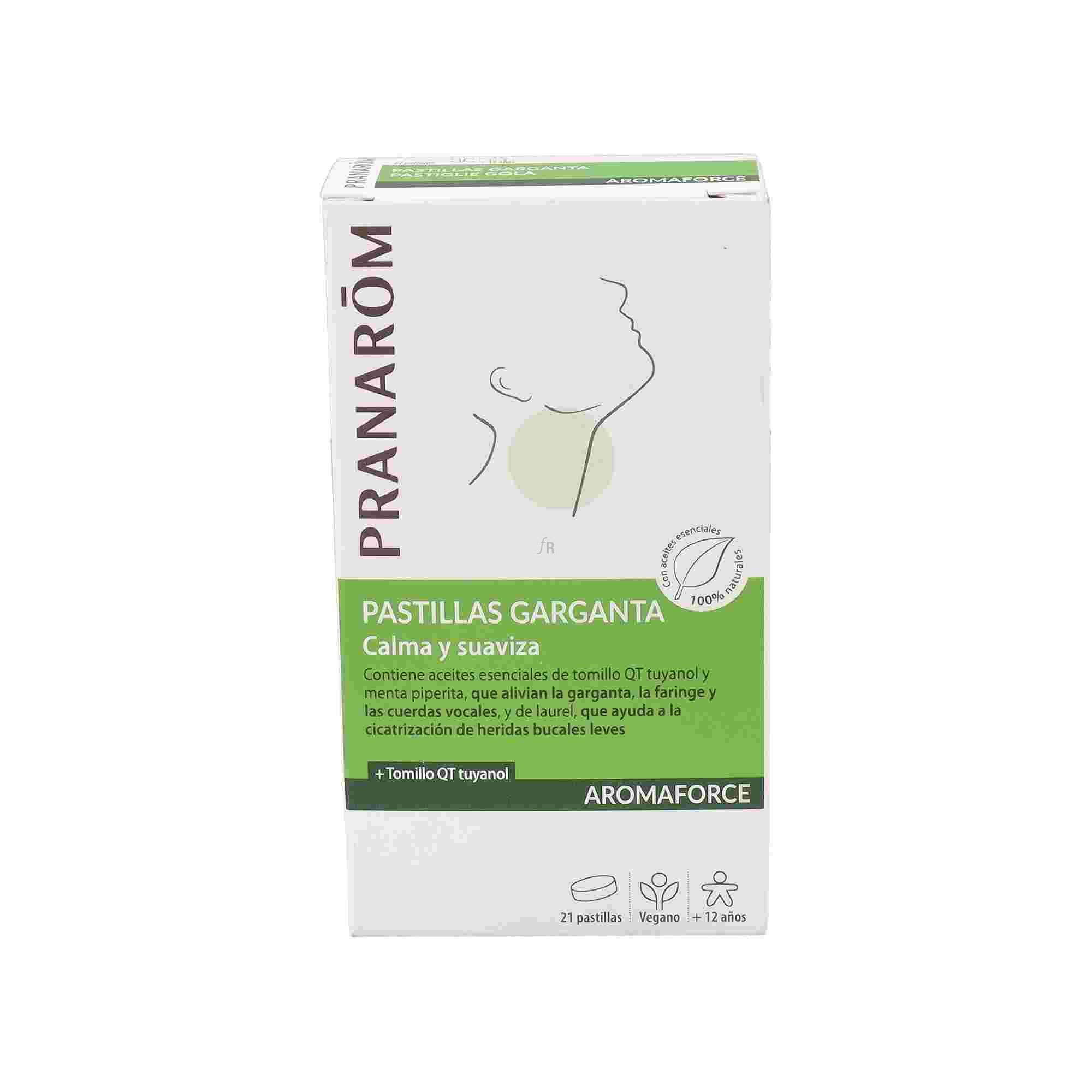 Pranarom Aromaforce Garganta 21 Pastillas
