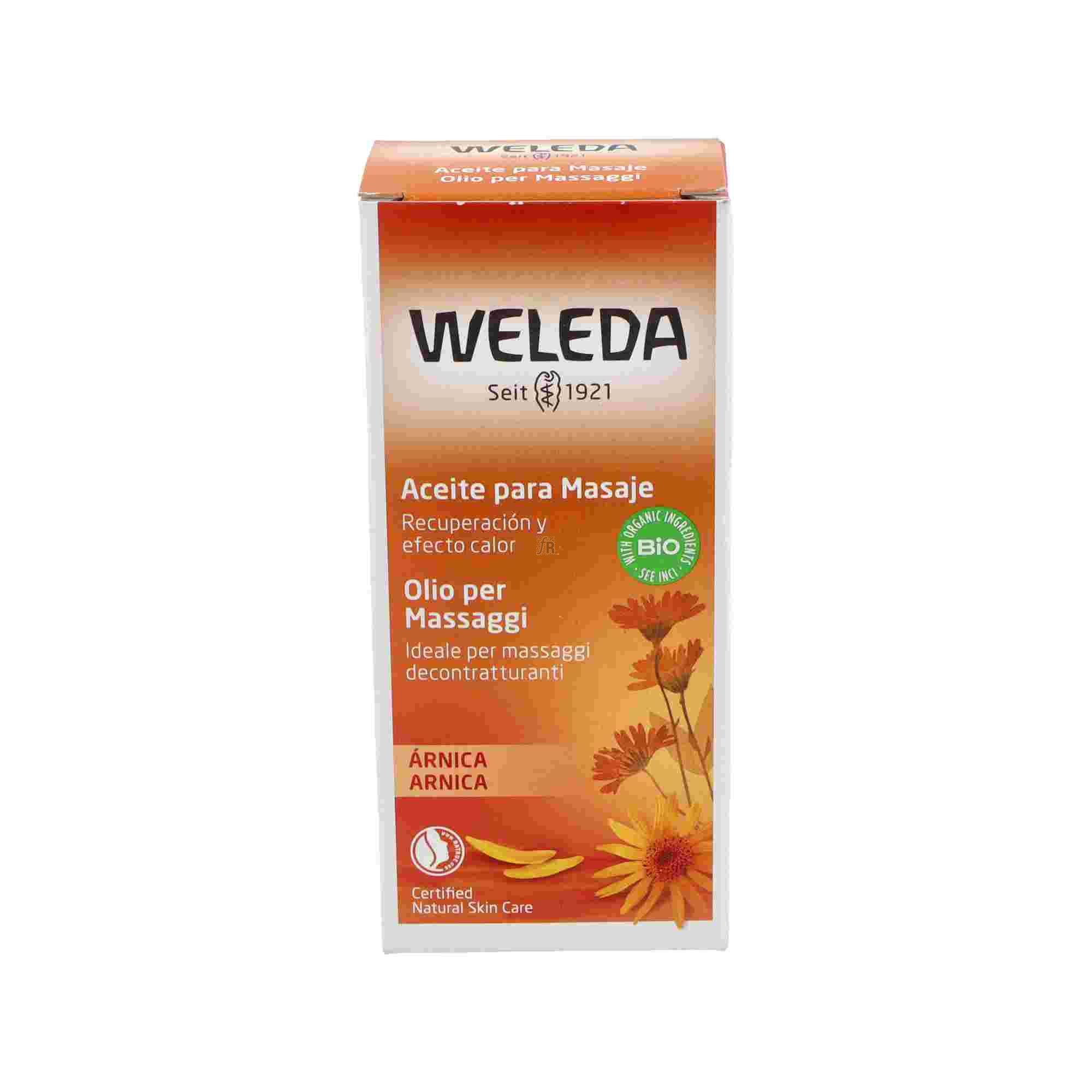 Weleda Aceite Para Masaje Con Árnica 50 Ml.