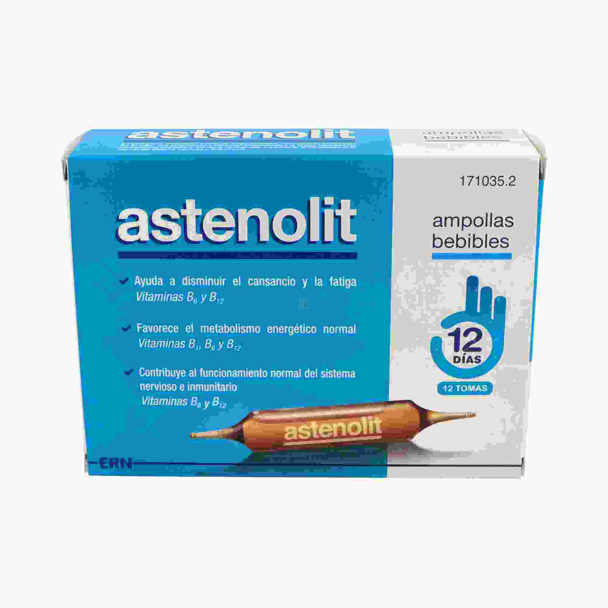 Astenolit 12 Ampollas