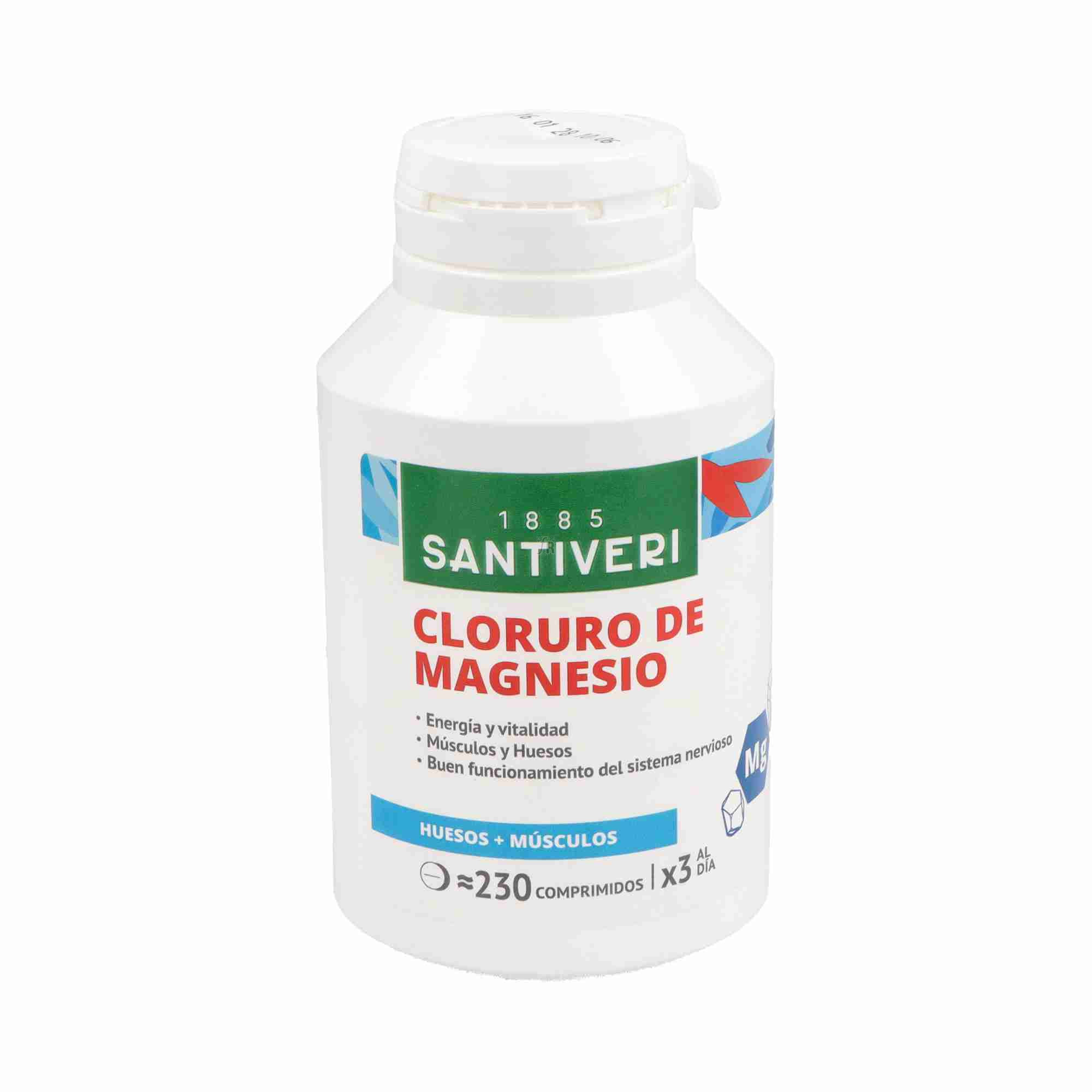 Cloruro Magnesio Santiveri 230 Comp Gd