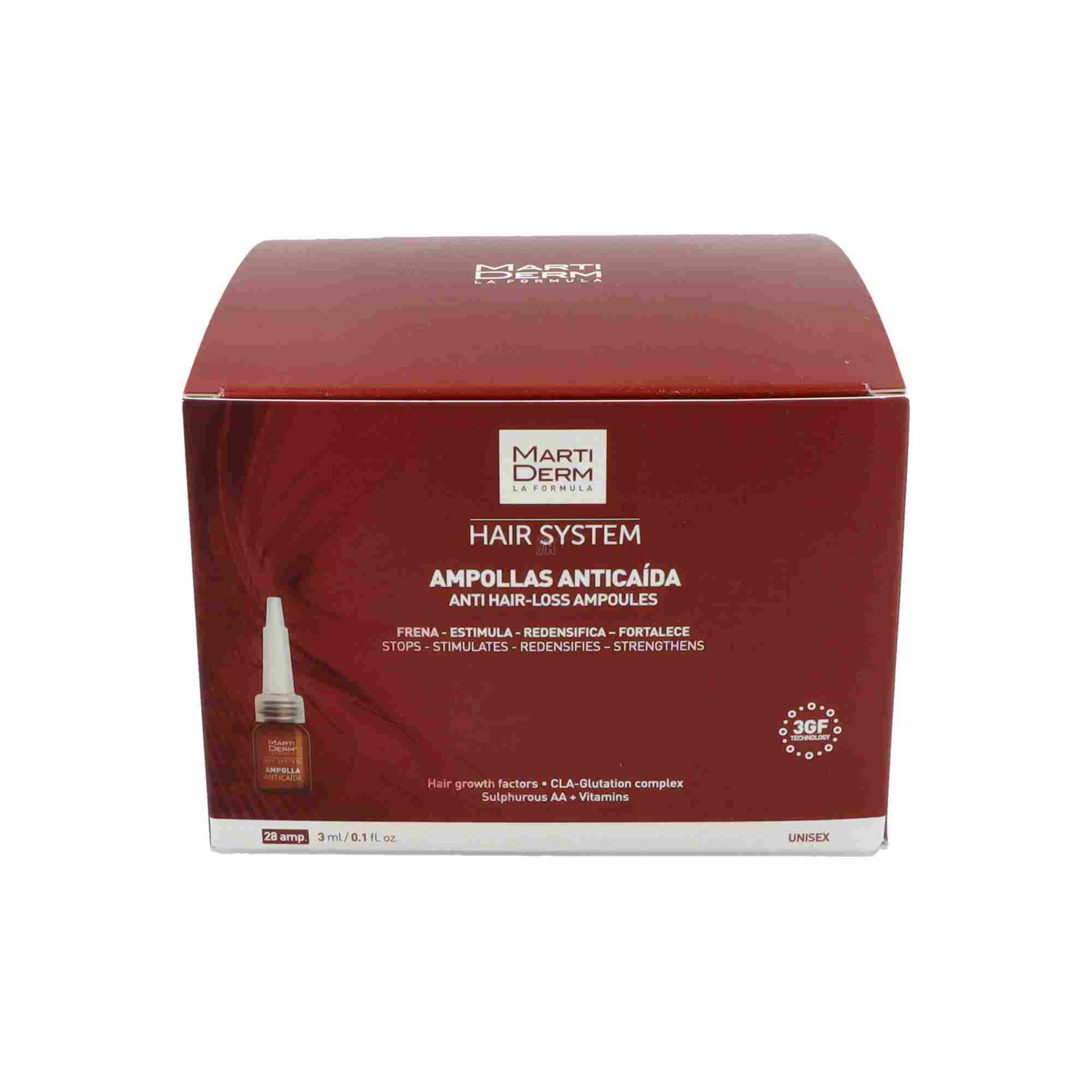 MartiDerm Anticaída 28 Ampollas