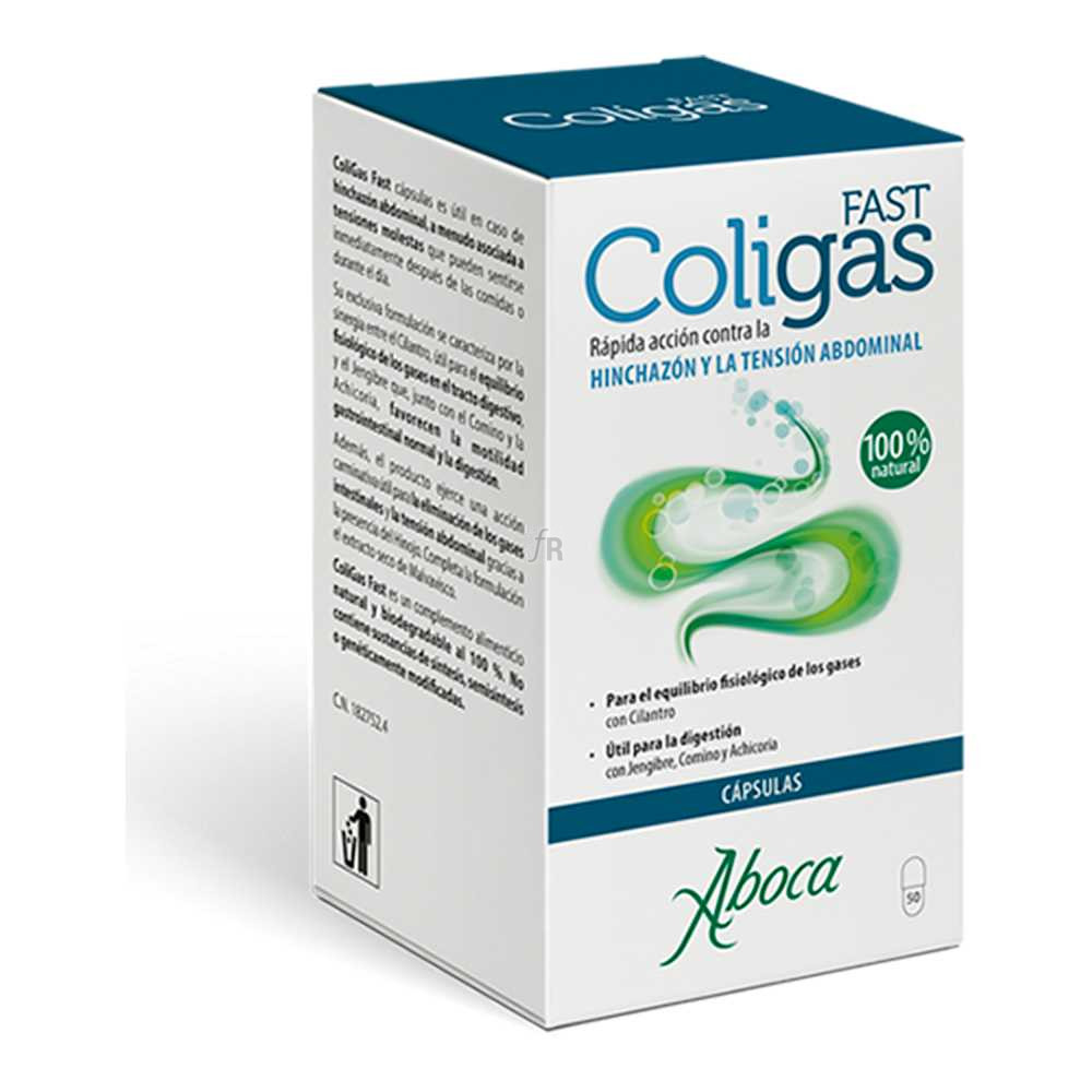Aboca Coligas Fast 50 Cápsulas